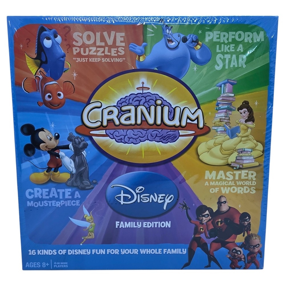 Disney Cranium Family Edition Board Game USAopoly New Sealed 2010 Mickey Ears